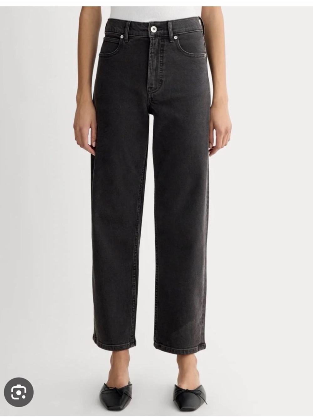 🖤 Everlane Way High Jeans - Washed Black